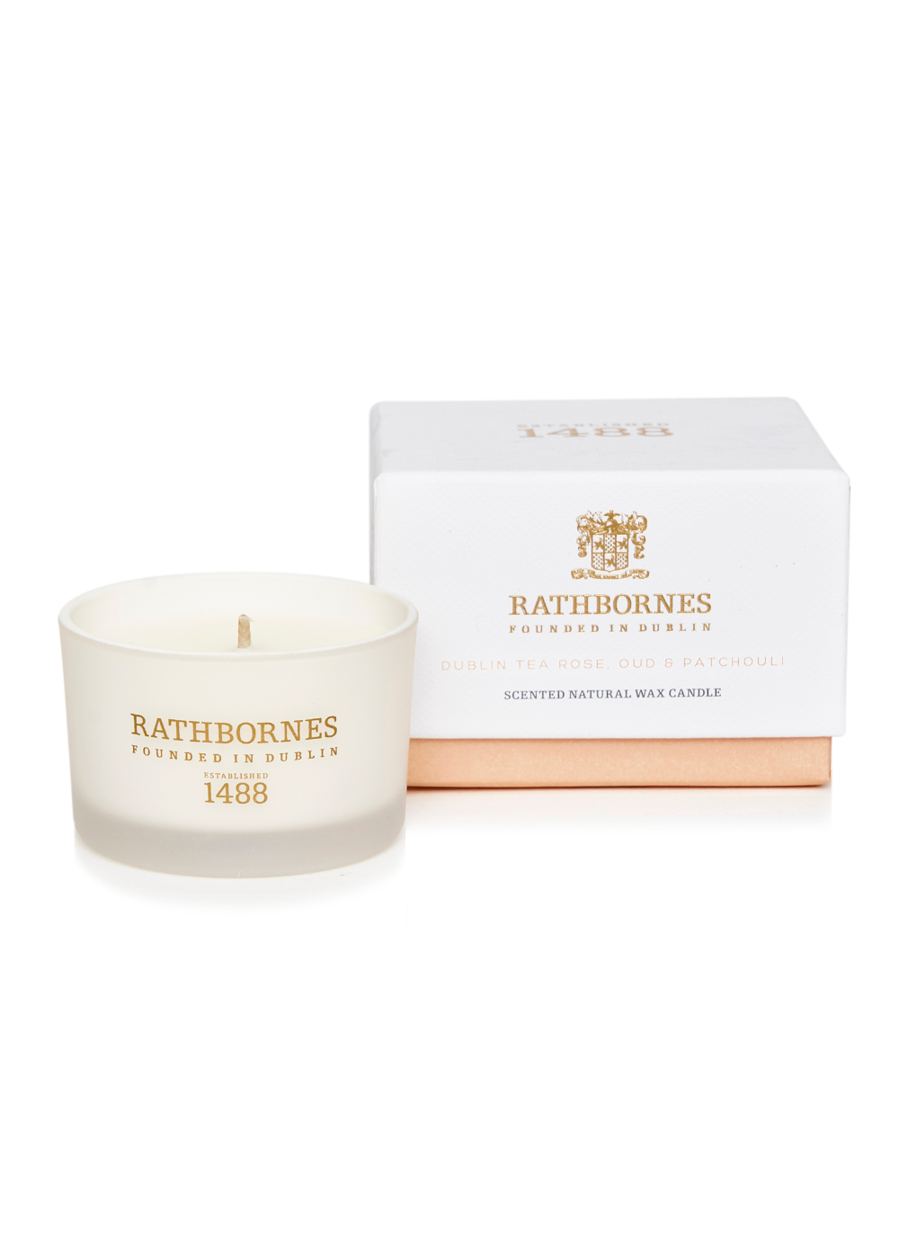 Dublin Tea Rose Travel Candle